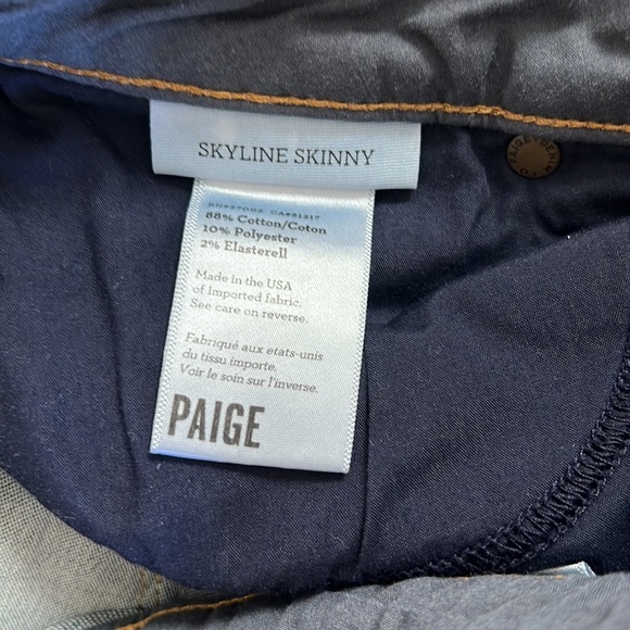 Paige Skyline Skinny Jeans 28 ankle - Picture 3 of 6